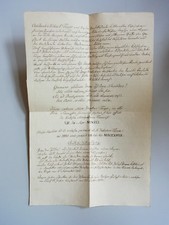 Manuscript VIENNA 1837 description GOLDEN CHALICE St. Josef zu Margareten THEYER