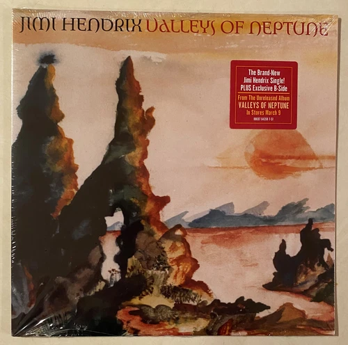 JIMI HENDRIX Valleys of Neptune SEALED 7" 45 rpm single Mitch Mitchell Billy Cox