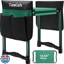 TomCare Garden Kneeler and Seat 10.64” Wider Larger Soft Kneeling