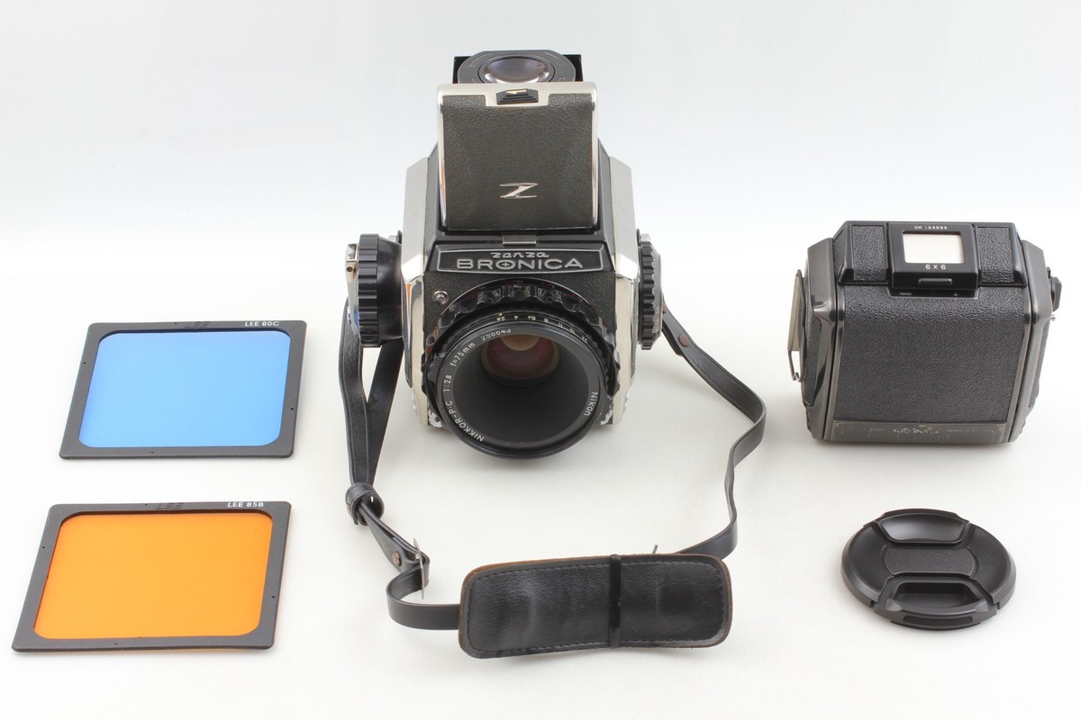 Exc+5] Zenza Bronica S2 Film Camera Nikkor PC P.C 75mm f/2.8