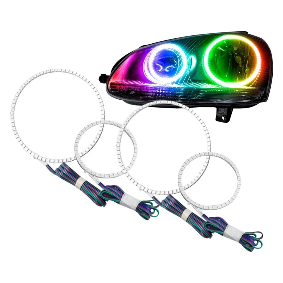 LED Halo Headlights Factory Surface Add On Custom Lights ColorSHIFT 2997-504 — 第 2/4 张图片