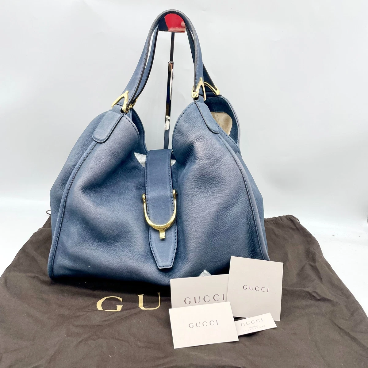 Gucci Blue Suede Exterior Bags & Handbags for Women for sale | eBay
