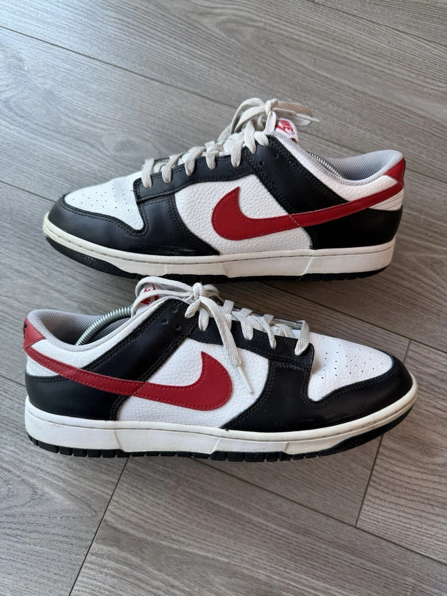 Las mejores ofertas en Nike Dunk Low Black White Red | eBay