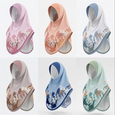 Muslim Multiple Colors Printed Turban Lady Headscarf Hijabs Head Wrap Long Scarf
