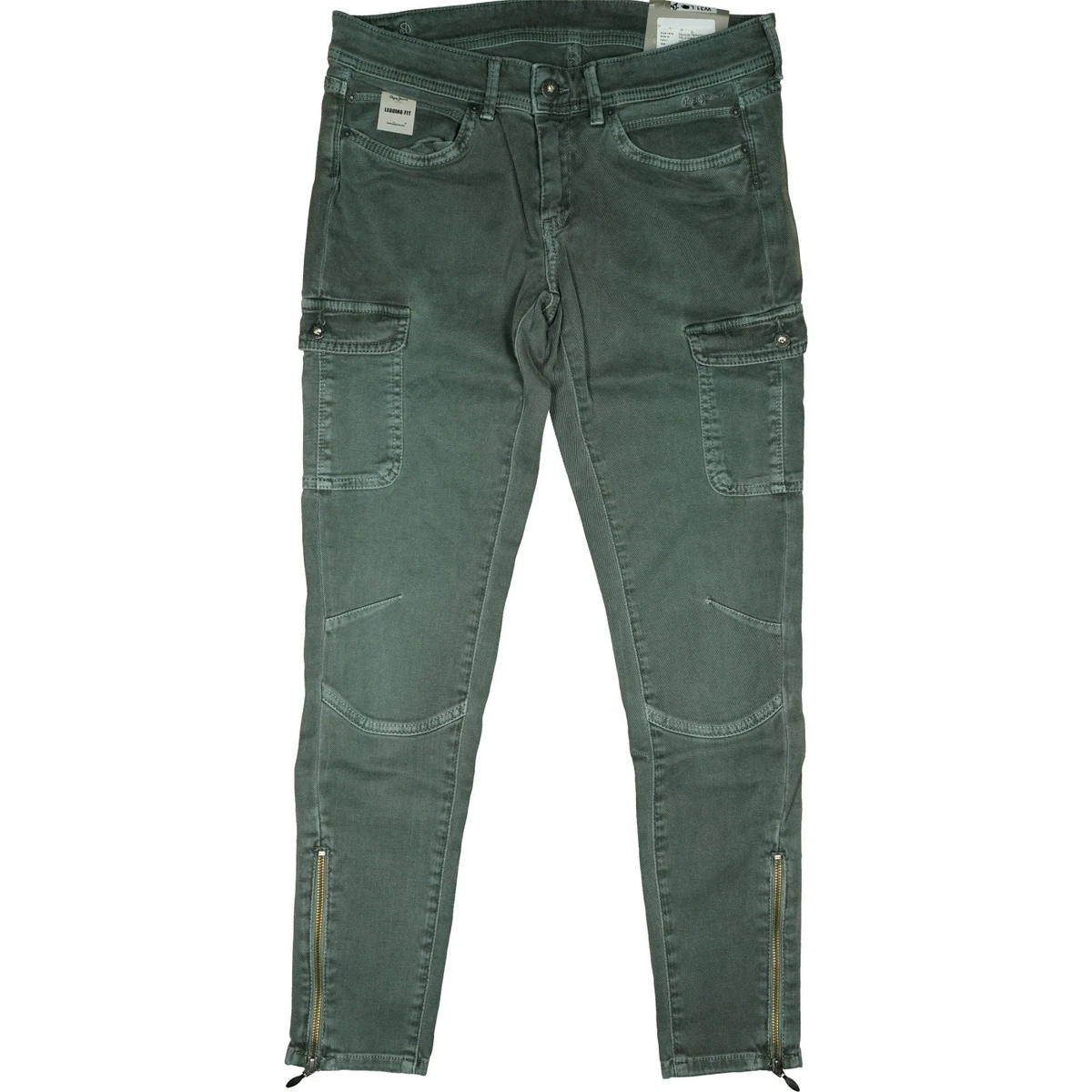 Camiseta De Manga Larga Pepe Jeans Ganda Para Mujer - Color Verde Thyme, Talla S, Tejido Suave Elástico Y Cómodo