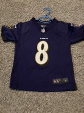 Nike NFL Lamar Jackson   Jersey Youth Medium 5/6 Purple Football