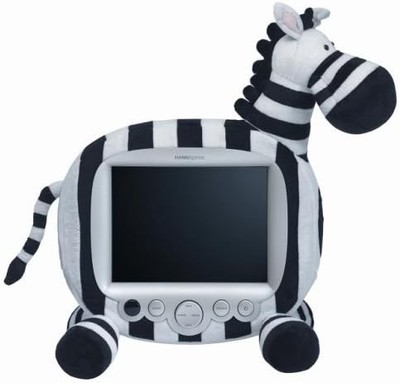 Hannspree's Plush Zebra 10-Inch LCD Television K206-10U1-002, Black & White