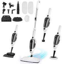 Steam Mop - 11-in-1 Steam Cleaner for Home with 15.2 OZ Water Tank & 23FT Pow...