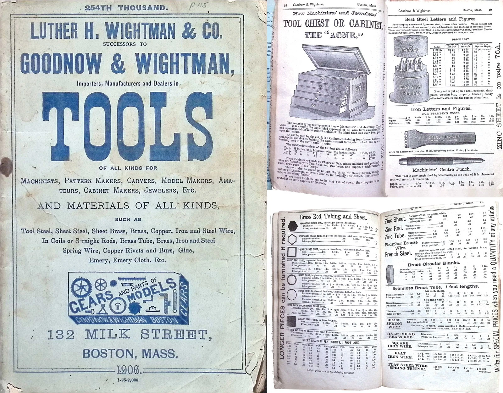Goodnow & Wightman, Boston - Catalog of Tools - 1906 Edition - mjdtoolparts