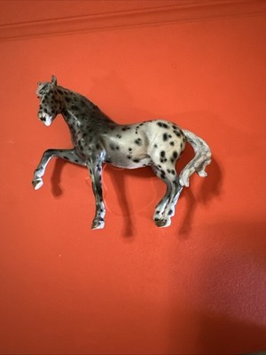 Breyer stablemate custom G4 Andalusian/Chrome - leopard appy