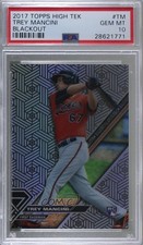 2017 Topps High Tek Pattern 2 Blackout Trey Mancini #HT-TM PSA 10 GEM MT 8d2