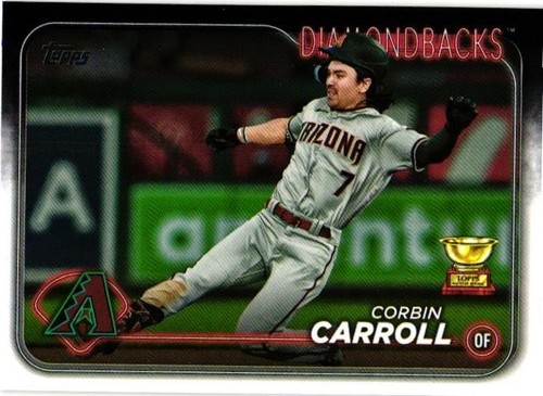 2024 Topps #156 Corbin Carroll Gold #/2024 - Picture 1 of 2