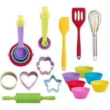 Mrs. Anderson’s Baking Kids Baking Set, Food Safe, Professional Materi