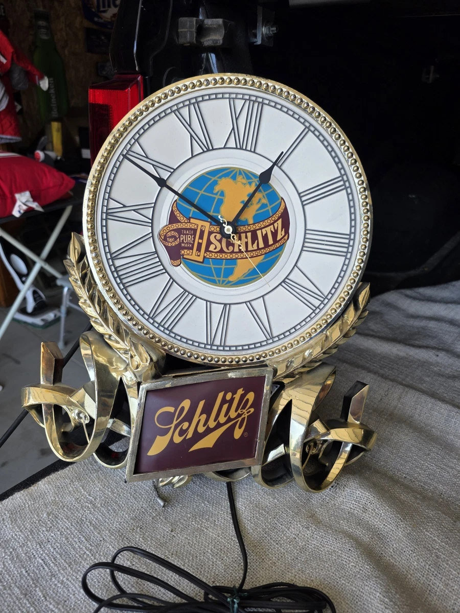 Schlitz Clock for sale | eBay