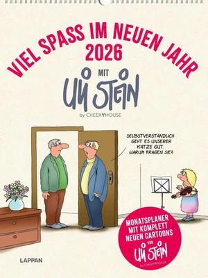 LAPPAN VERLAG Viel Spaß im neuen Jahr 2026 mit Uli Stein by CheekYmouse: Monatsplaner mit...