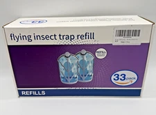 33 Pack Refill Cartridge Kit Compatible with Zevo M364 for Flying Insect Trap