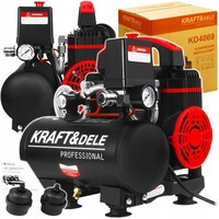Kompressor öLfrei 950W 5L Luftkompressor Druckluft Kompressor 8Bar 125L Min