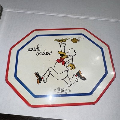 Vintage Rush Order Chef Wall Hanger 