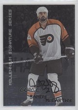 1999-00 ITG Be A Player Millennium Signature Series Sandy McCarthy #184 Auto 2d8