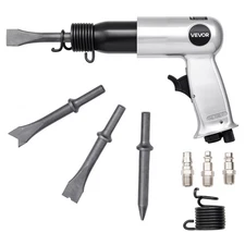 VEVOR Air Hammer 3500 BPM 12 CFM Pneumatic Hammer Air Hammer Kit with 4 Chisels