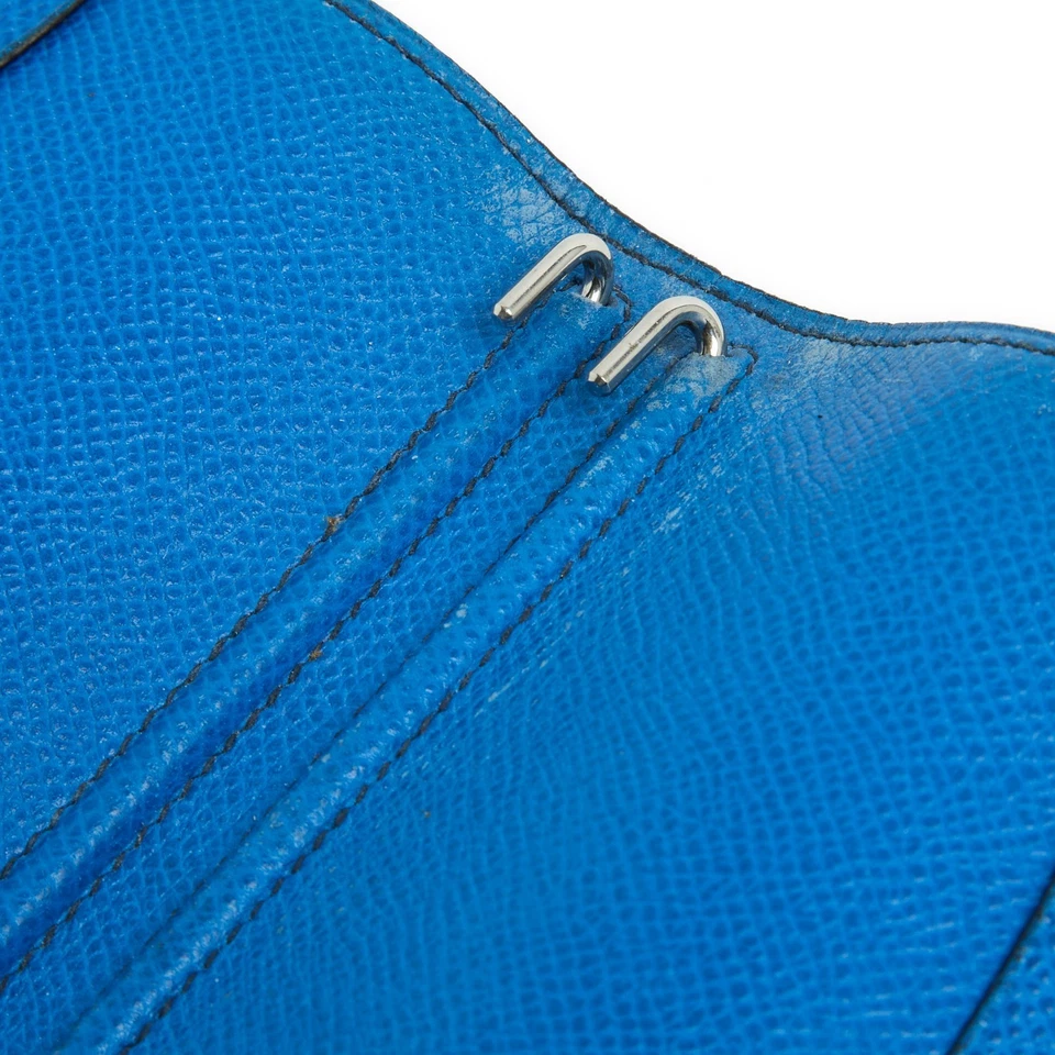 Hermès Cubierta Agenda Globo Trotter Azul Roy Cuero Agenda Cubierta Hermes - Imagen 4 de 4