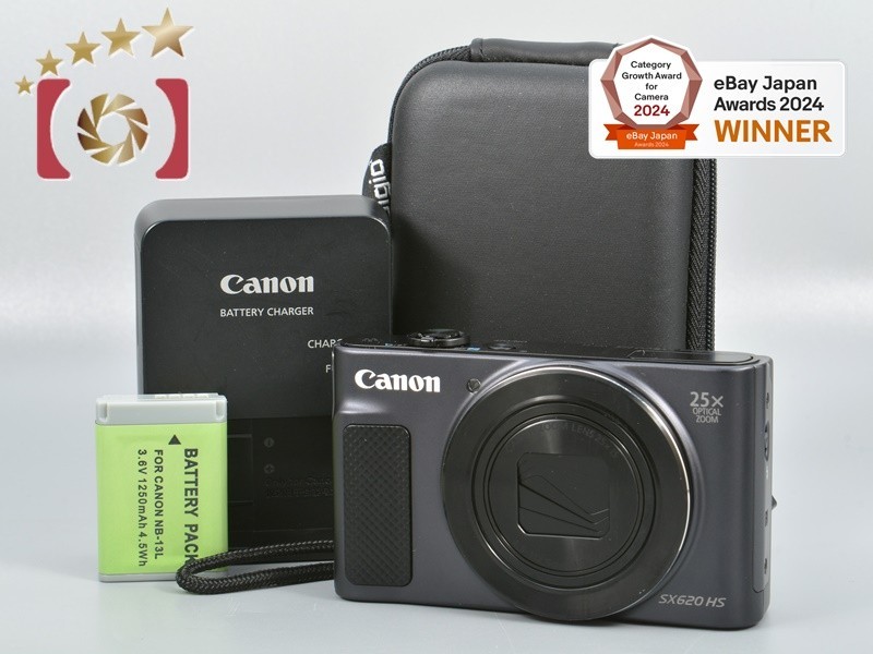 Canon PowerShot SX620 HS Black 20.2MP Digital Camera [Near Mint