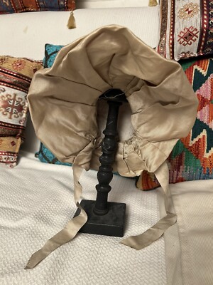 Robe Et Chapeau XIXème Pour Poupée Ancienne Jumeau, Bru, Steiner - Bon état