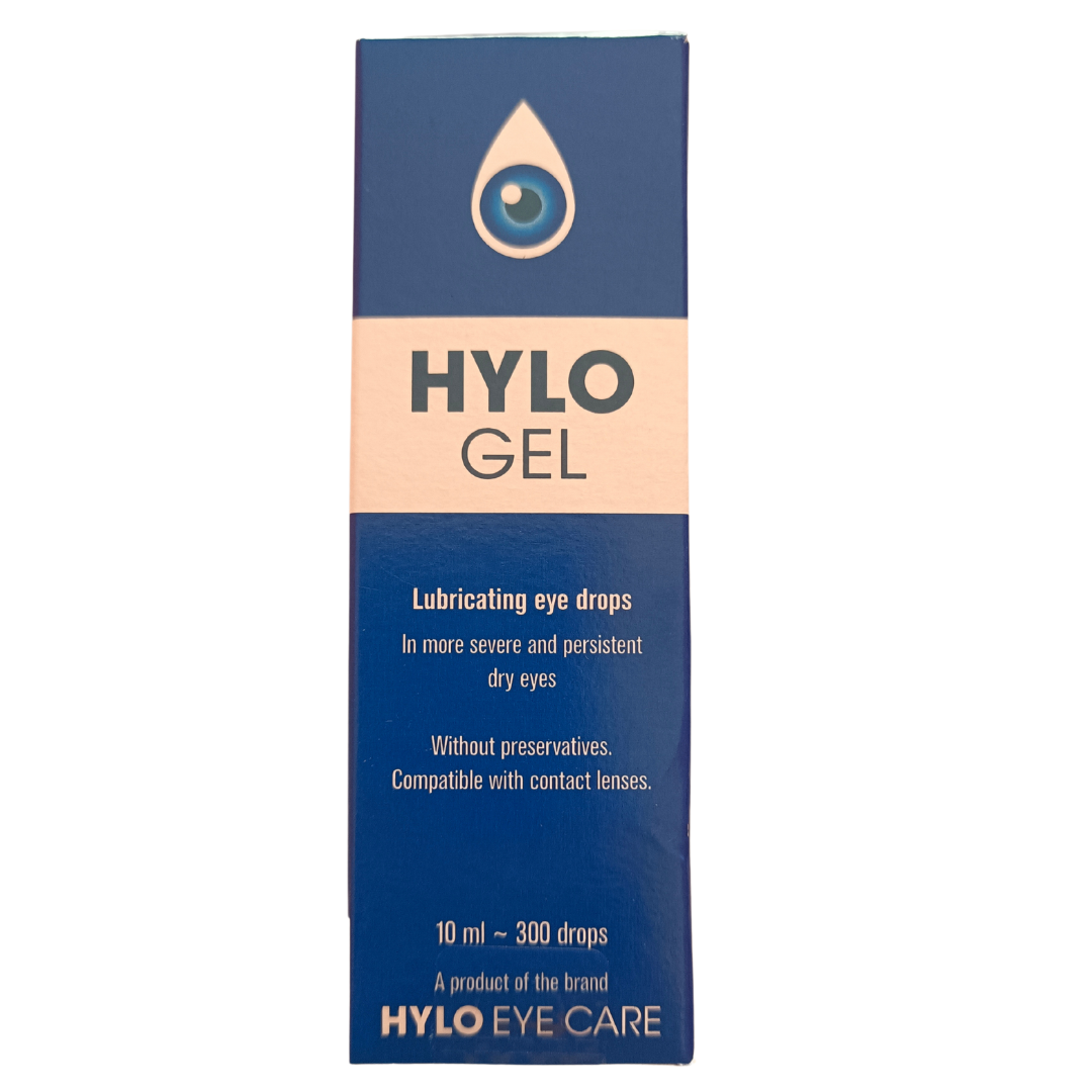 Hylo-Gel Lubricating Eye Drops 10ml / ~300 drops severe and persistent dry  eyes