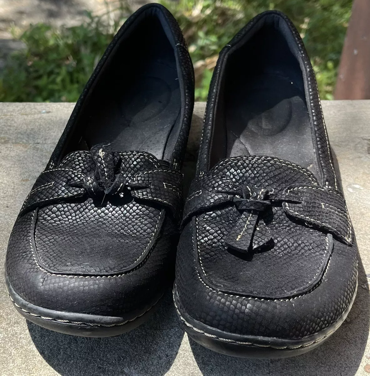 Clarks Womens Collection Slip on Loafers Ashland Bubble size 12N