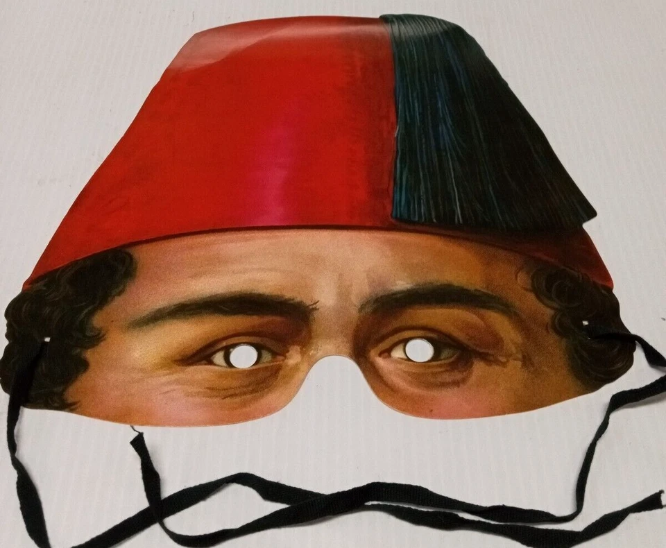 Máscara de hombre victoriano Fascimile of Gen Máscara H&P INGLATERRA Estocolmo Leksaksmuseum Foto 2 de 4