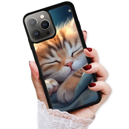 Anti scratch Cover For iPhone SE XS XR Max 5 6 7 8 Plus orange cat Kitten lively - Picture 17 of 25