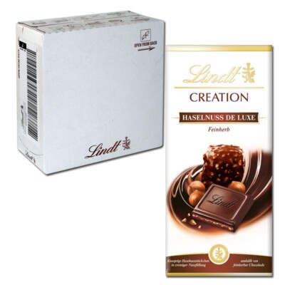 (34,90 /1kg) Lindt Creation Haselnuss de Luxe, Schokolade, 14 Tafeln je 150g