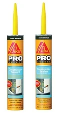Sika Pro 515310 Dark Bronze Polyurethane Construction Caulk Sealant - Pack of 2