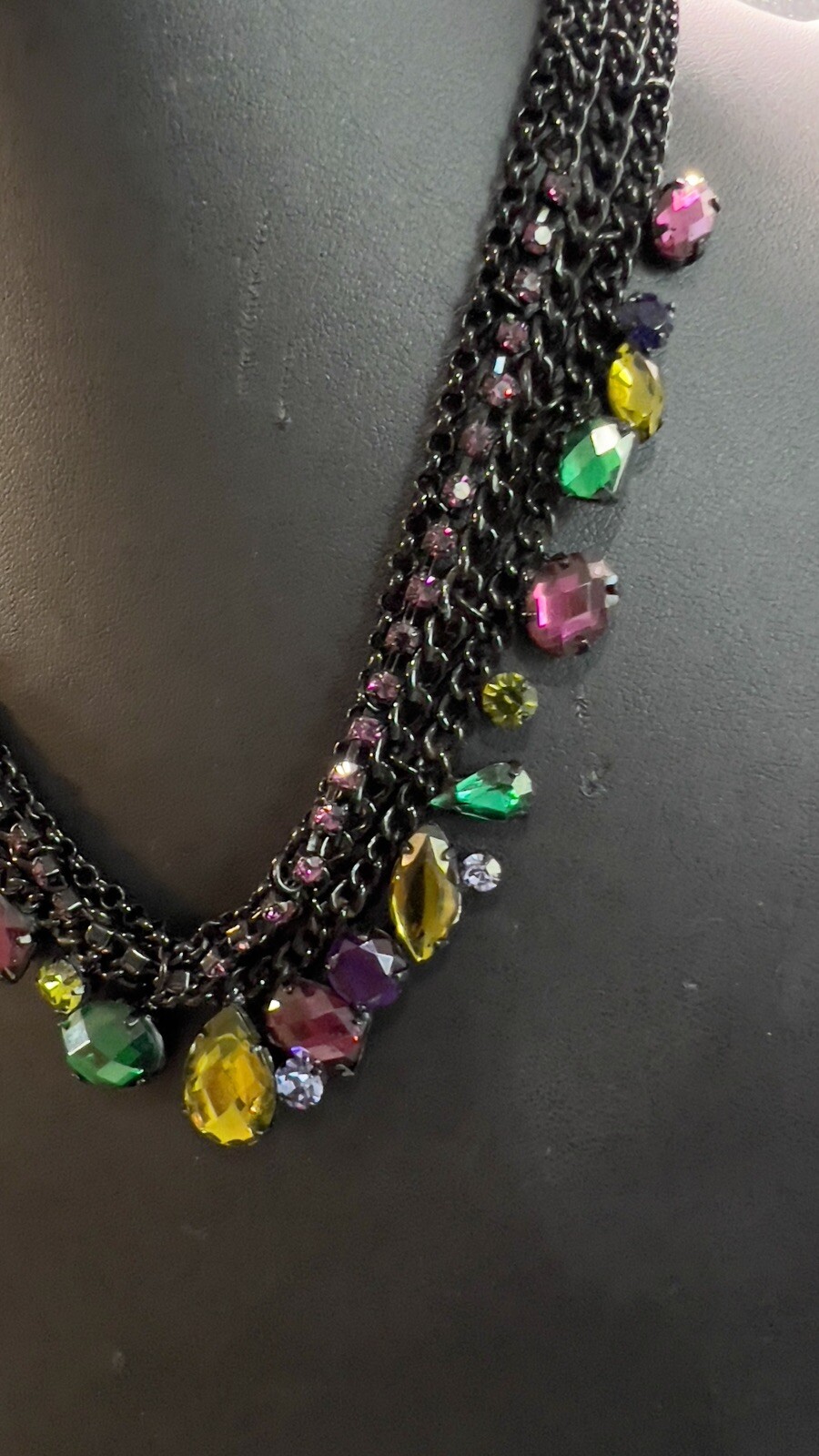 BOHM STATEMENT MULTI STRAND BEADED NECKLACE - image 3