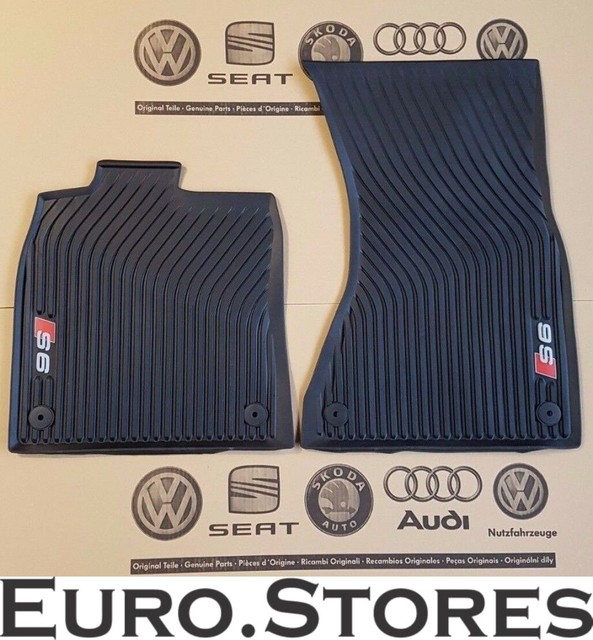 Audi A6 4G S6 floor / rubber mats, front rubber floor mats C7 rubber