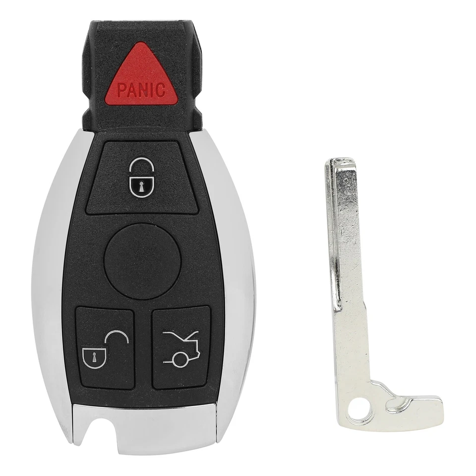 Llavero remoto estuche carcasa sin cortar para Mercedes Benz C/E/G/S/R/ML/CL 2006-2015 Foto 3 de 4