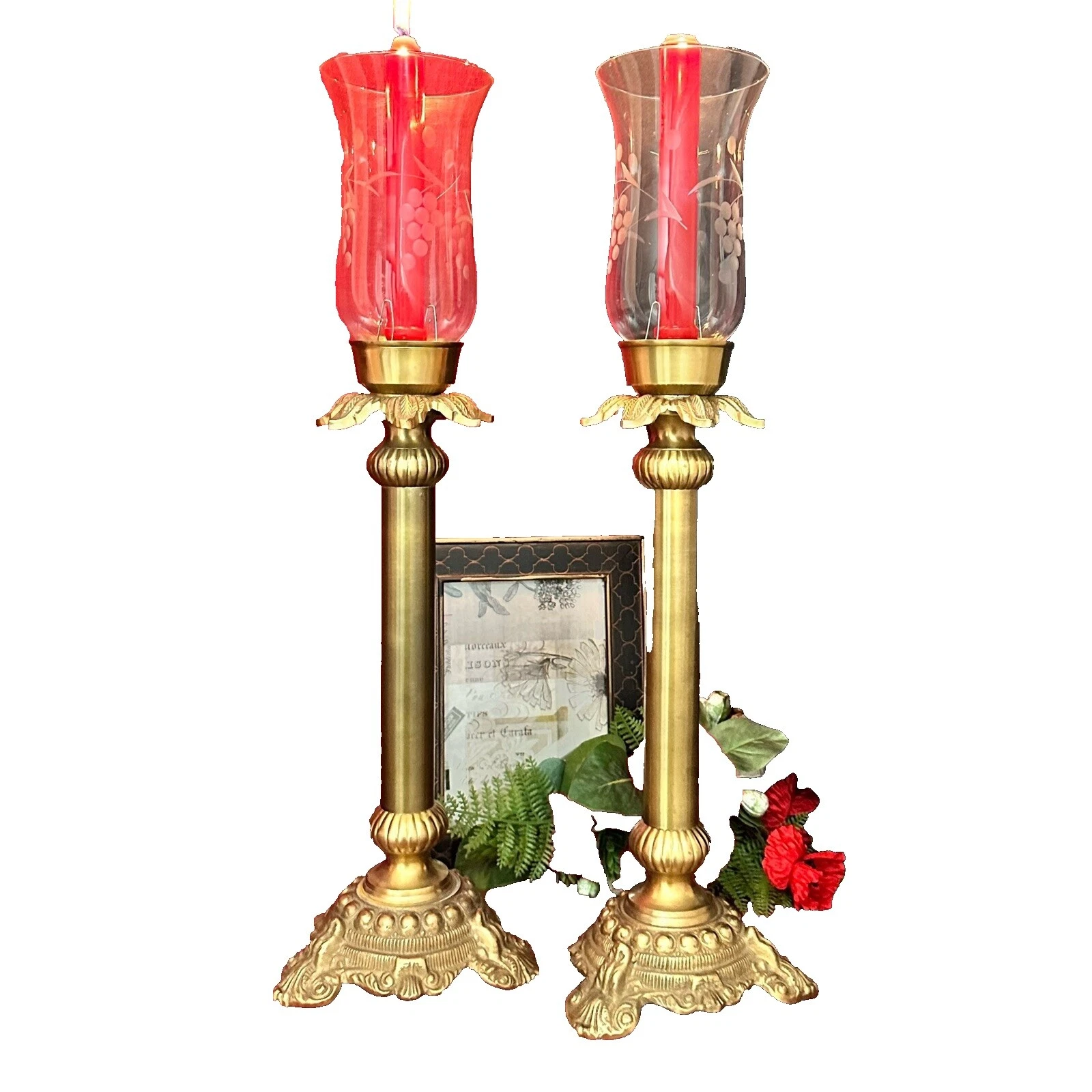 Candelabros barroco/rococó Latón y accesorios