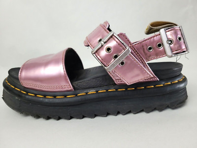 DR. MARTENS VOSS SANDALEN 38 VEGAN VOSS ROSA PINK  DOC ZIGGY SOHLE SCHUHE Ju2308