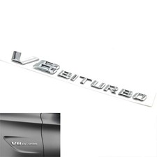 Mercedes V8 Biturbo Chrom Emblem Kotflügel Seite C63 E63 S63 ML63 G63 CLS SL Mercedes V8 Biturbo Chrom Emblem Kotflügel Seite C63 E63 S63 ML63 G63 CLS SL