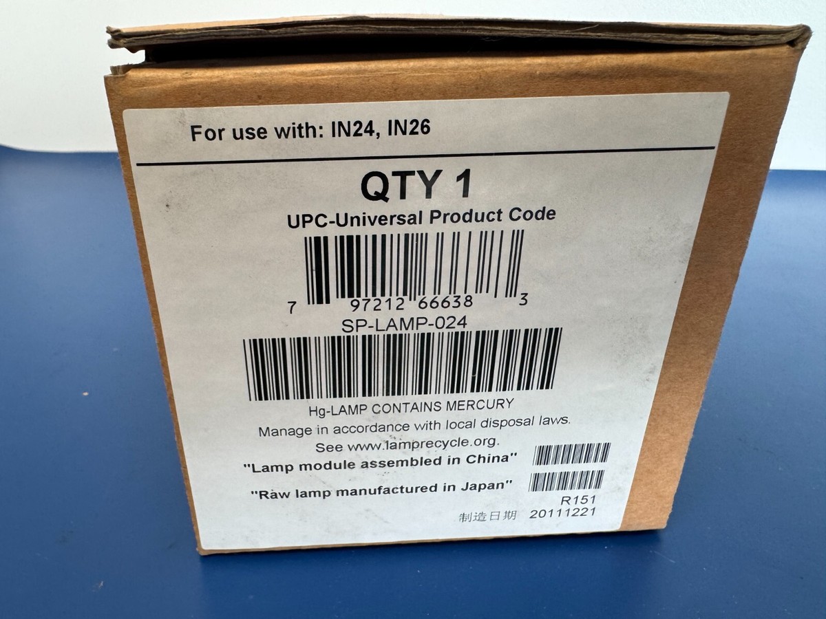 (未使用･未開封品)InFocus - Projector lamp - 2000 hours (standard mode) / 3000 hours (economic mode) - for InFocus IN3124, IN3126, IN3128HD InFocus SP-LAMP-024 Lamp for sale online | eBay