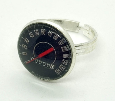Handgefertigter TACHO RING Benzinkopf TOP GEAR Geschenkbox AUTO Motorrad EINZIGARTIG