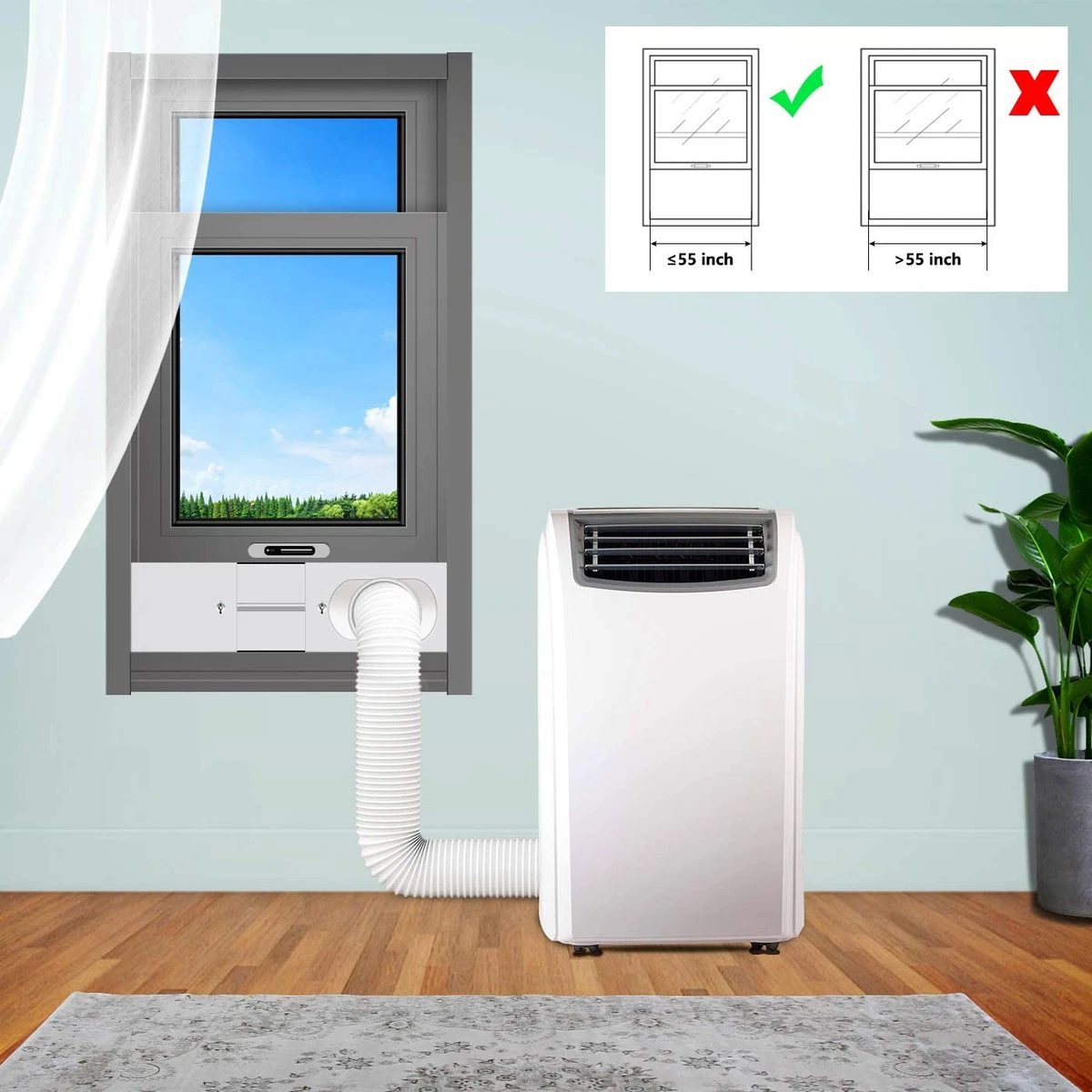 Mini air conditioner sale window