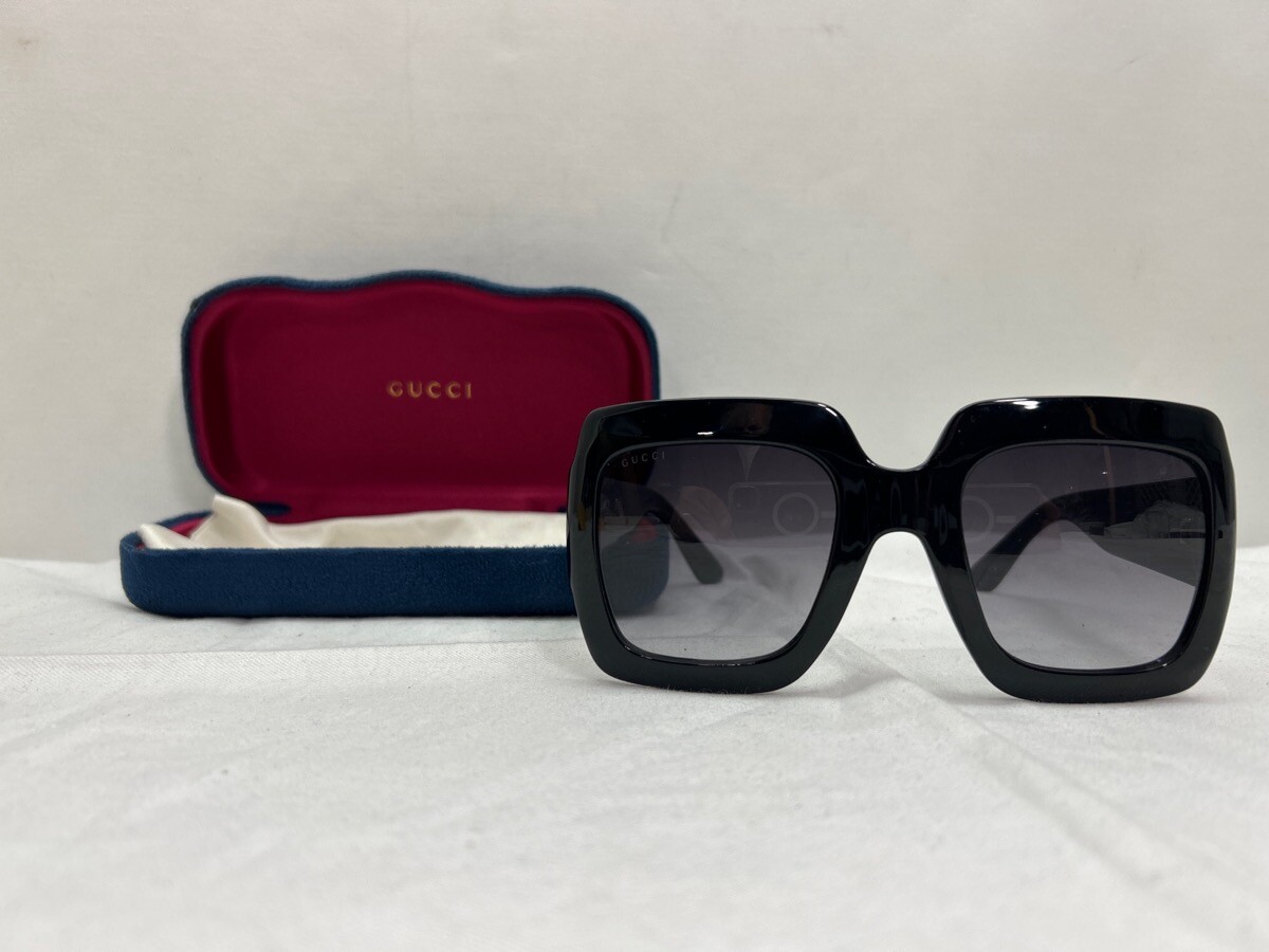 Gucci 54MM Oversized Square Sunglasses Black (NJL024955) | eBay