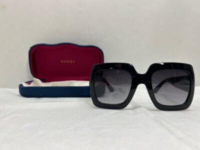 Gucci 54MM Oversized Square Sunglasses Black (NJL024955) | eBay