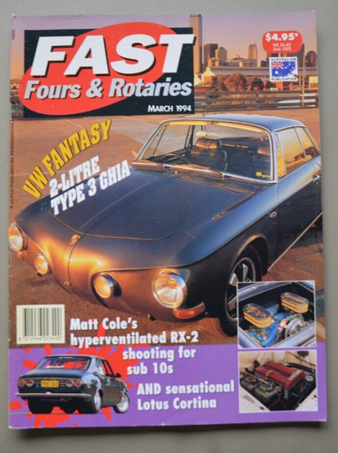 Fast Fours & Rotaries magazine, March 1994 - RX2, RX3, RX4, Cortina ...
