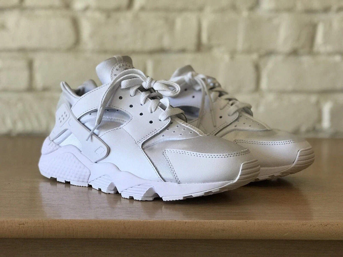 Ingrijpen eigenaar Rendezvous Nike Air Huarache Triple White Womens 11 Sneakers Shoes Pure Platinum  DH4439 102 | eBay