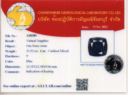 GLC Report with Photo Included *Online Verify