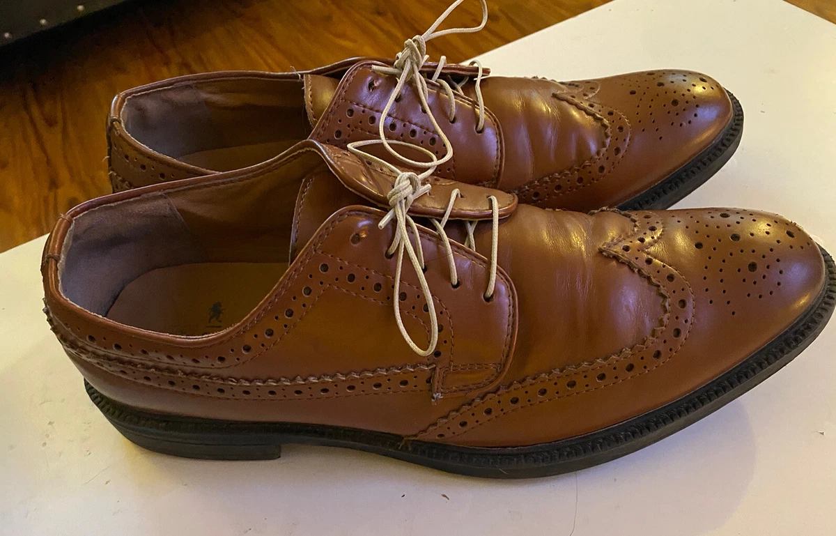 Stafford wingtip best sale shoes