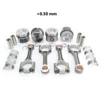 ÜBermaßKolben + Pleuel FüR Set Vw Audi 1.6 Tdi Cay 03L107065J 03L105401A