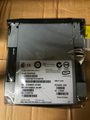 IBM DAT72 DDS5 4MM USB Internal Tape Drive 5.25" 99Y3868 99Y3867 EB627-20401 - 第 1/1 張圖片